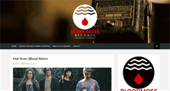 Desktop Screenshot of bloodmossrecords.com